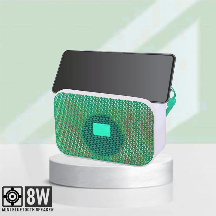 Mini Portable Bluetooth Speaker – Compact Wireless Speaker with Mobile Stand, Deep Bass & HD Sound