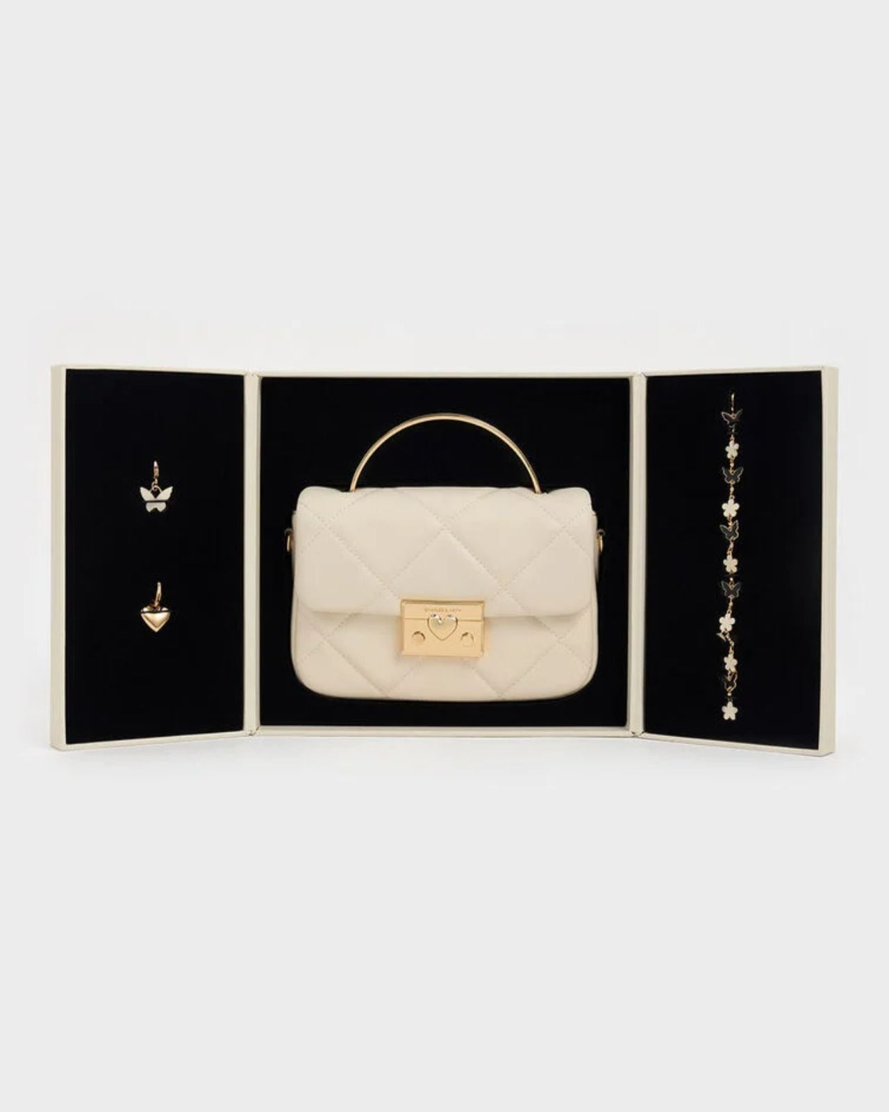 CHARLES &amp; KEITH QUILTED BOXY