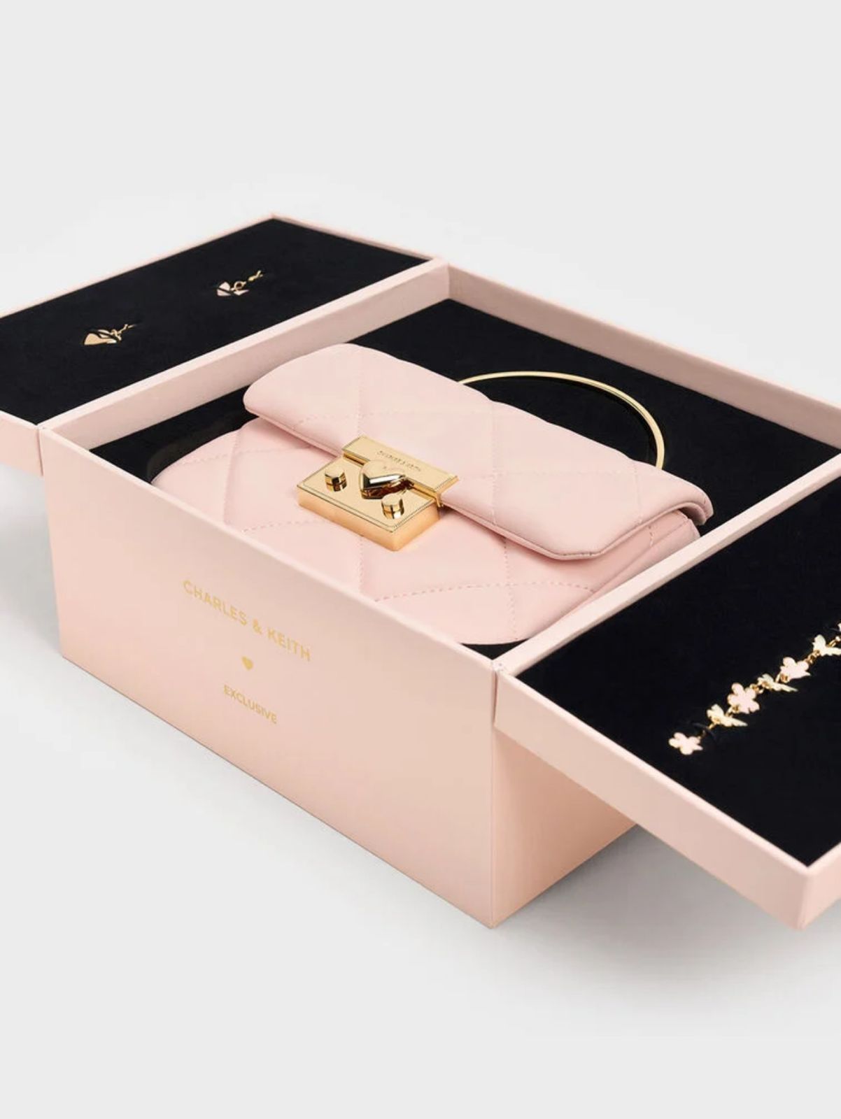 CHARLES &amp; KEITH QUILTED BOXY