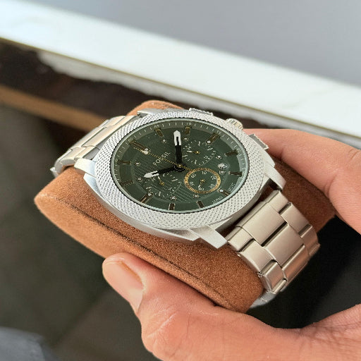 Fossil Chronograph Analog Ion plated Dial Men's Matt Finish Watch