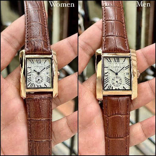 CARTIER TANK CLASSIC COUPLE SET – TIMELESS LUXURY FOR HIM & HER