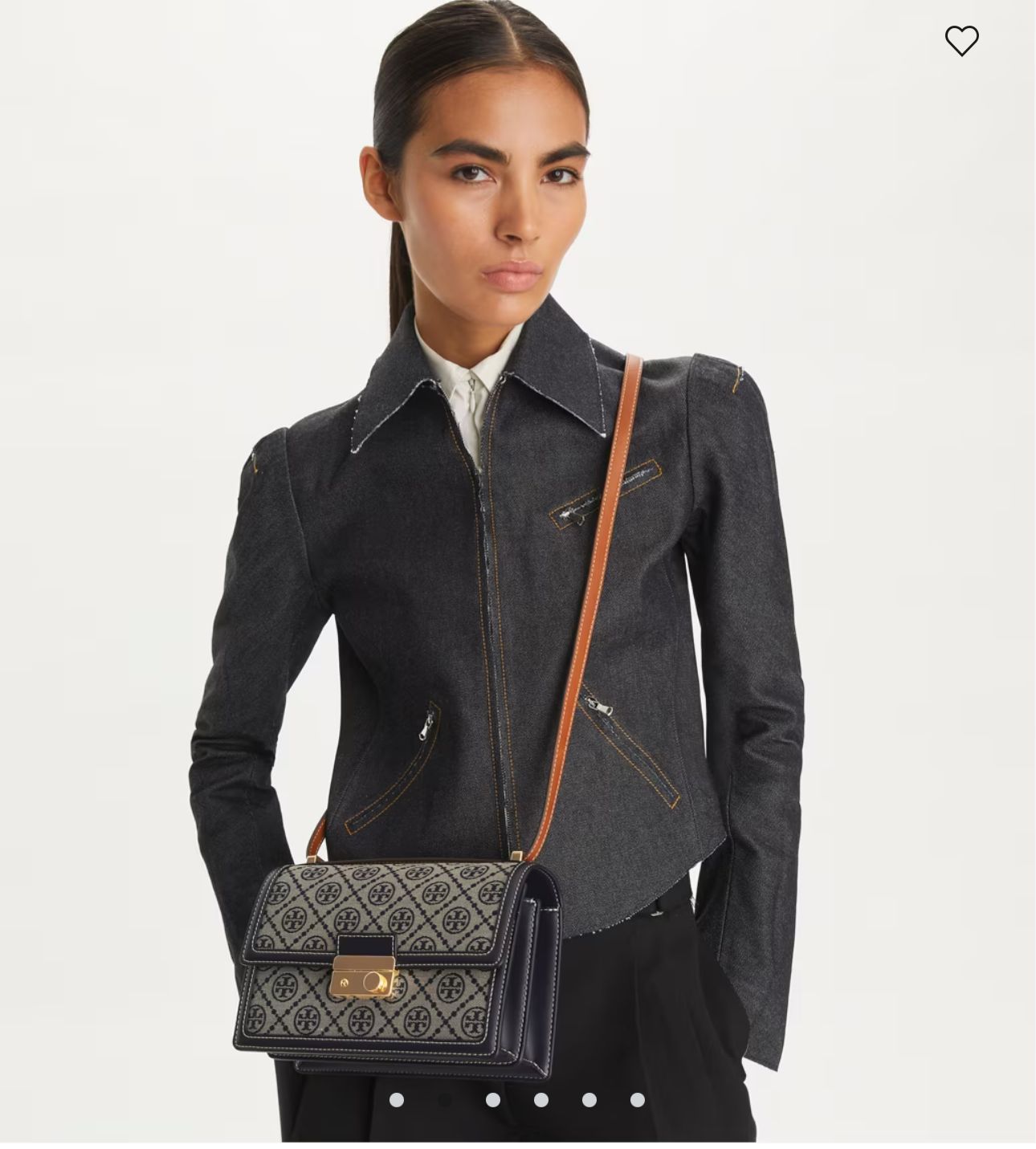 TORY BURCH T MONOGRAM SHOULDER BAG