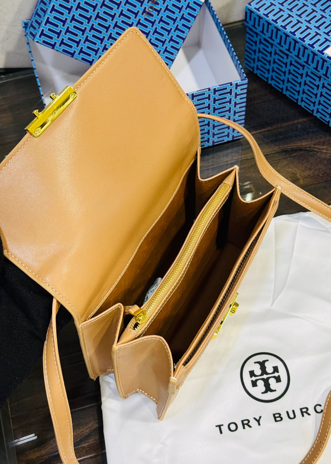 TORY BURCH T MONOGRAM SHOULDER BAG