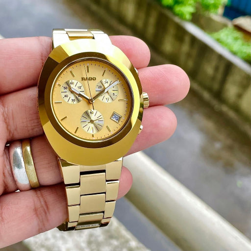 RADO Diastar Chronograph machine now Available in Gold
