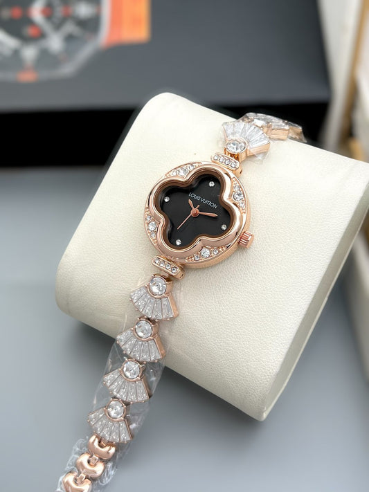 LOUIS VUITTON PREMIUM Black Dial LADIES WATCH