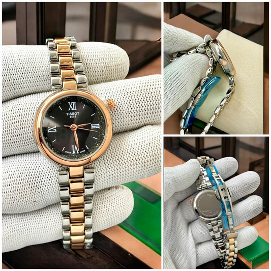 Tissot  Silver Case Ladies Watch