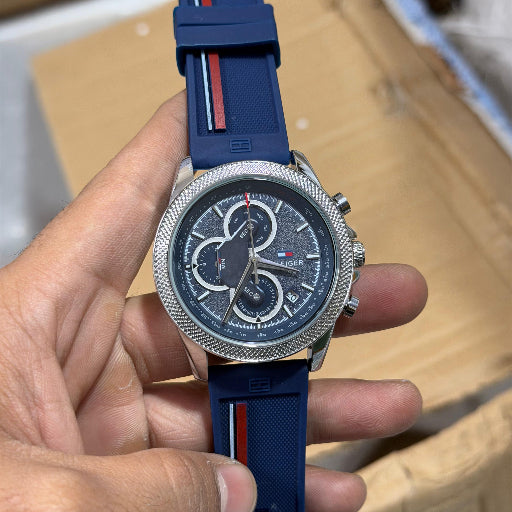 TOMMY HILFIGER Style and Fashion Quality With styling BLUE strap