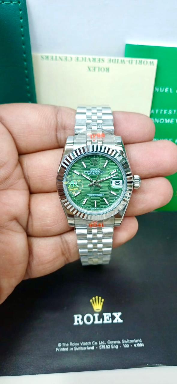 ROLEX ZR PREMIER QUALITY BLUE DIAL LADIES WATCH