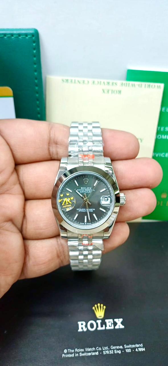 ROLEX ZR PREMIER QUALITY GREEN DIAL LADIES WATCH