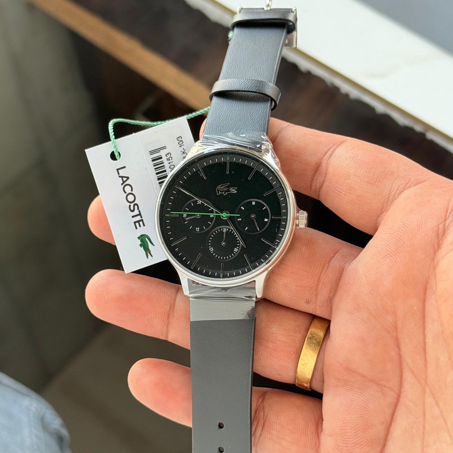 LACOSTE ORIGINAL LEATHER LADIES WATCH✅