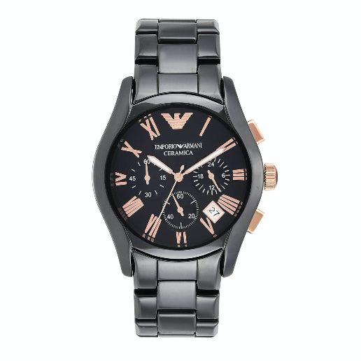 Armani men’s watch full ceramic all crono and date working