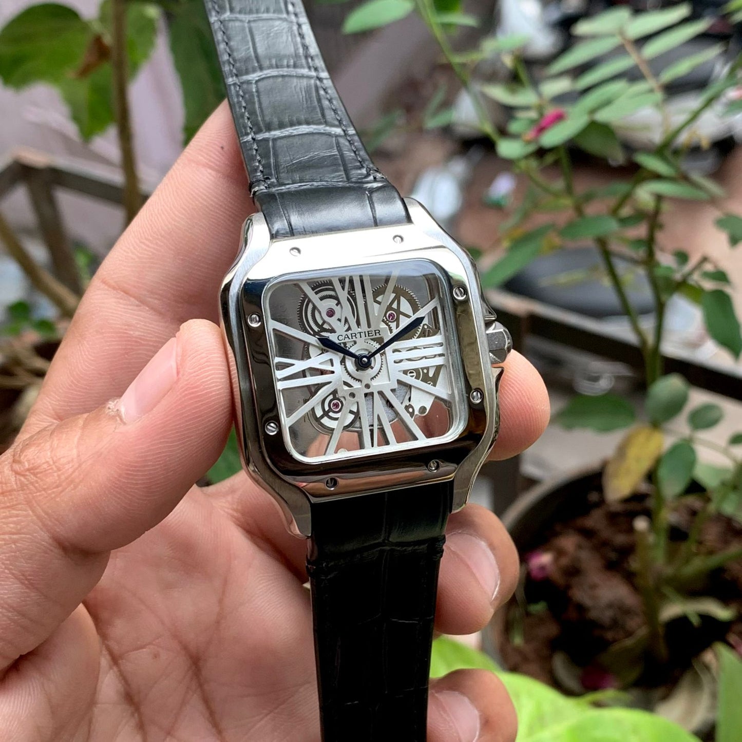 CARTIER WHITE DIAL PREMIUM WATCH 🔥