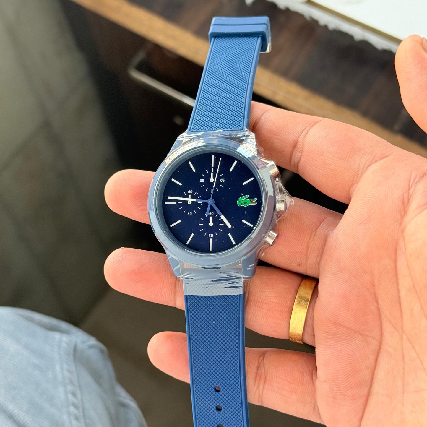 LACOSTE ORIGINAL LEATHER LADIES WATCH✅