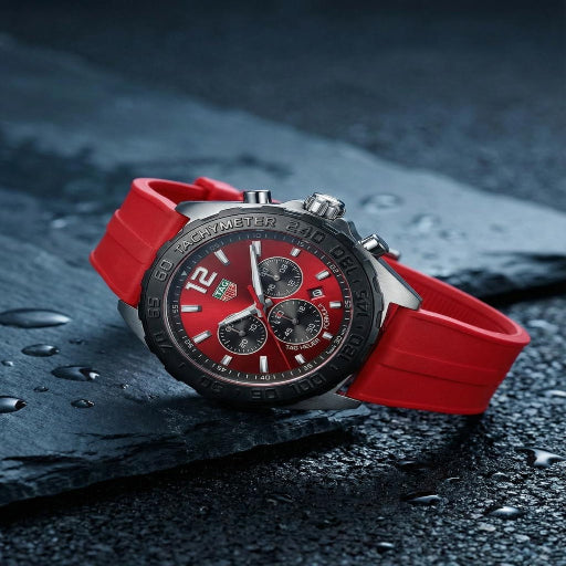 TAG HEUER PREMIUM COLLECTION RED DIAL MEN's Watches