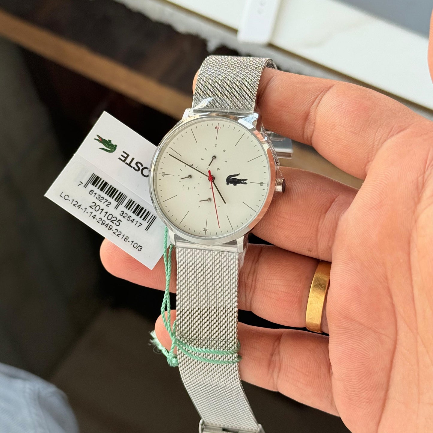 LACOSTE ORIGINAL LEATHER LADIES WATCH✅