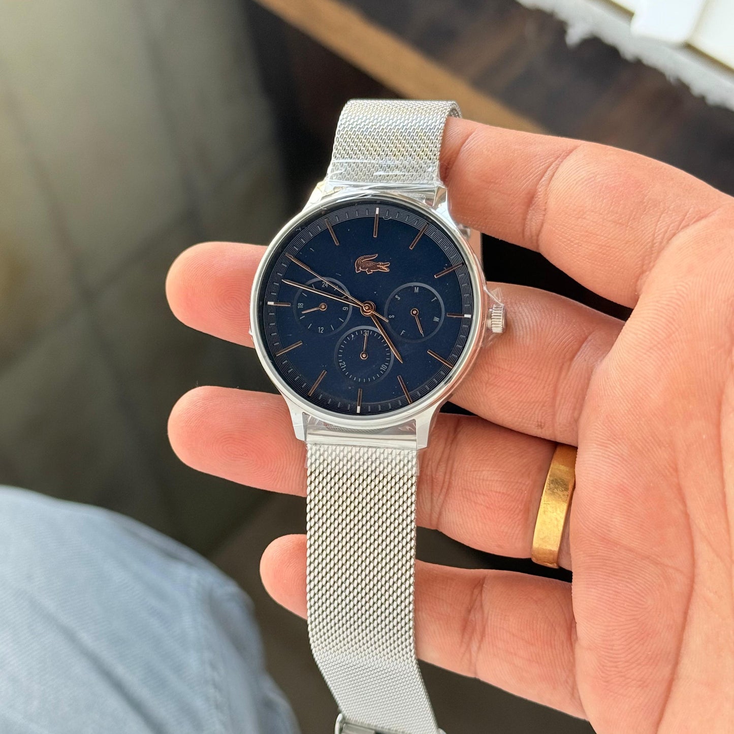 LACOSTE ORIGINAL LEATHER LADIES WATCH✅