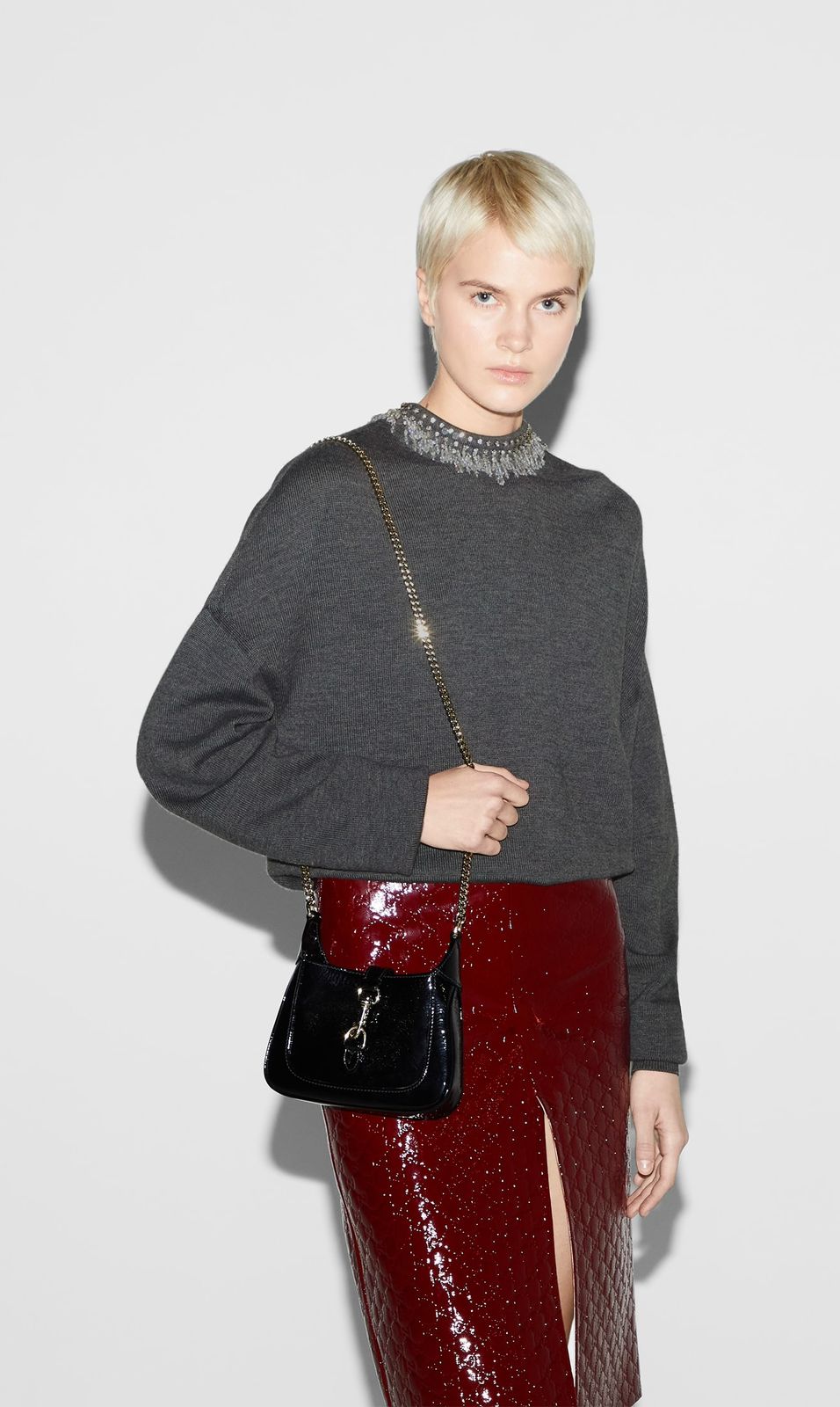 LATEST GUCCI JACKIE NOTTE MINI BAG