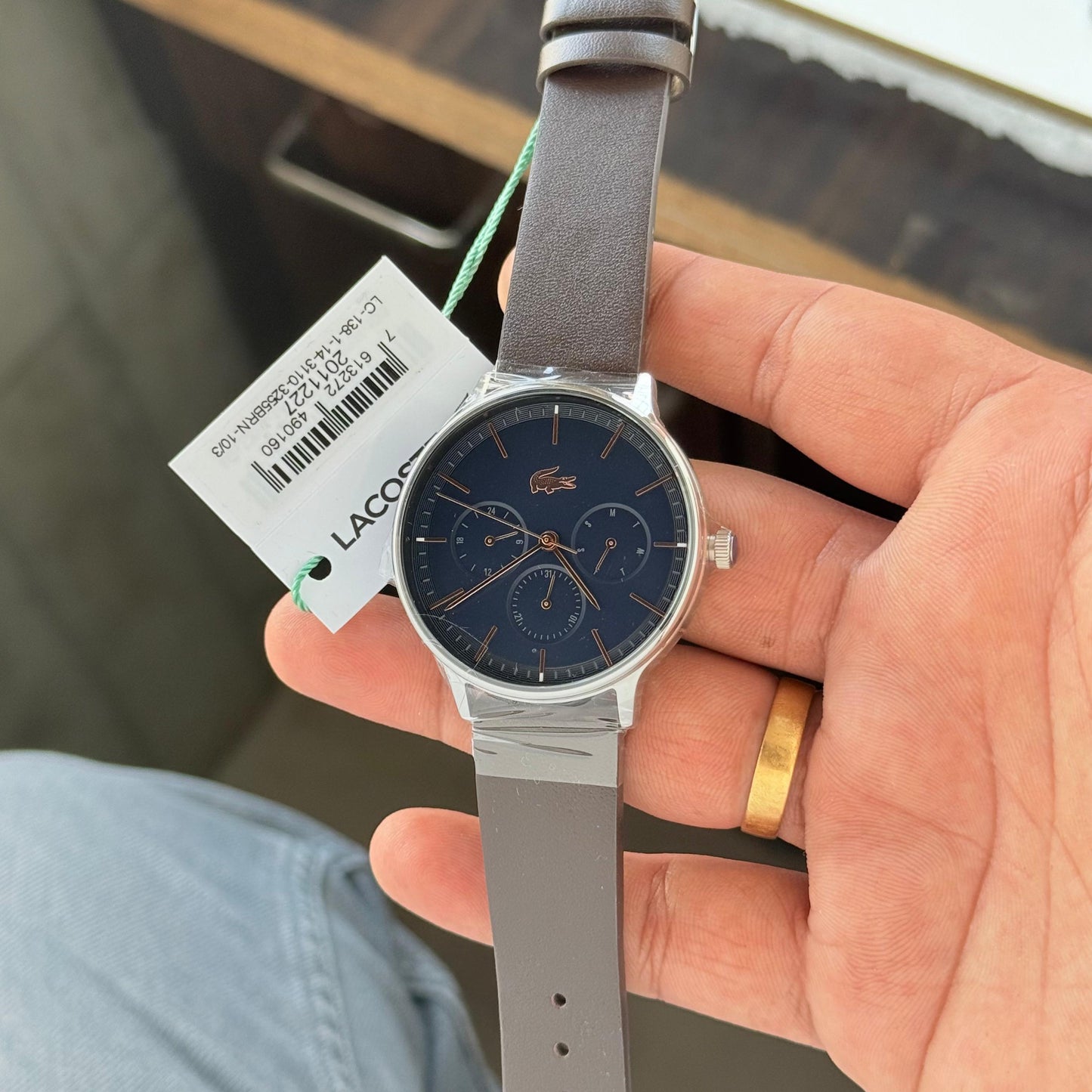 LACOSTE ORIGINAL LEATHER LADIES WATCH✅