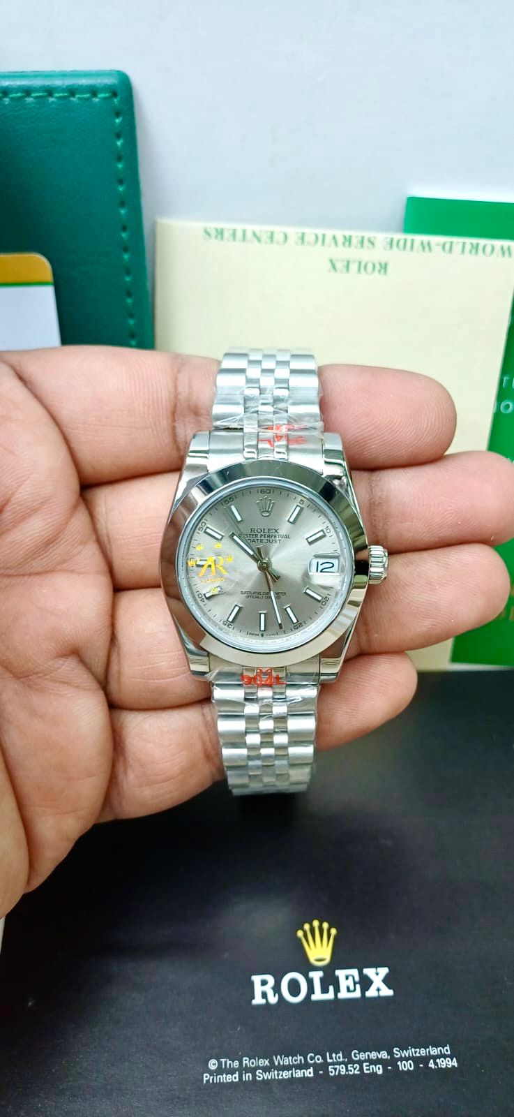 ROLEX ZR PREMIER QUALITY WHITE DIAL LADIES WATCH