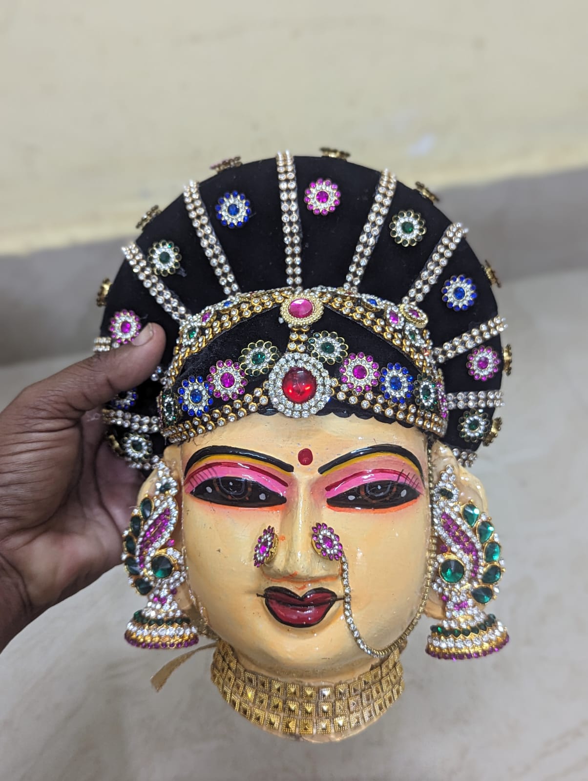 Varalakshmi Amman Face statue 1