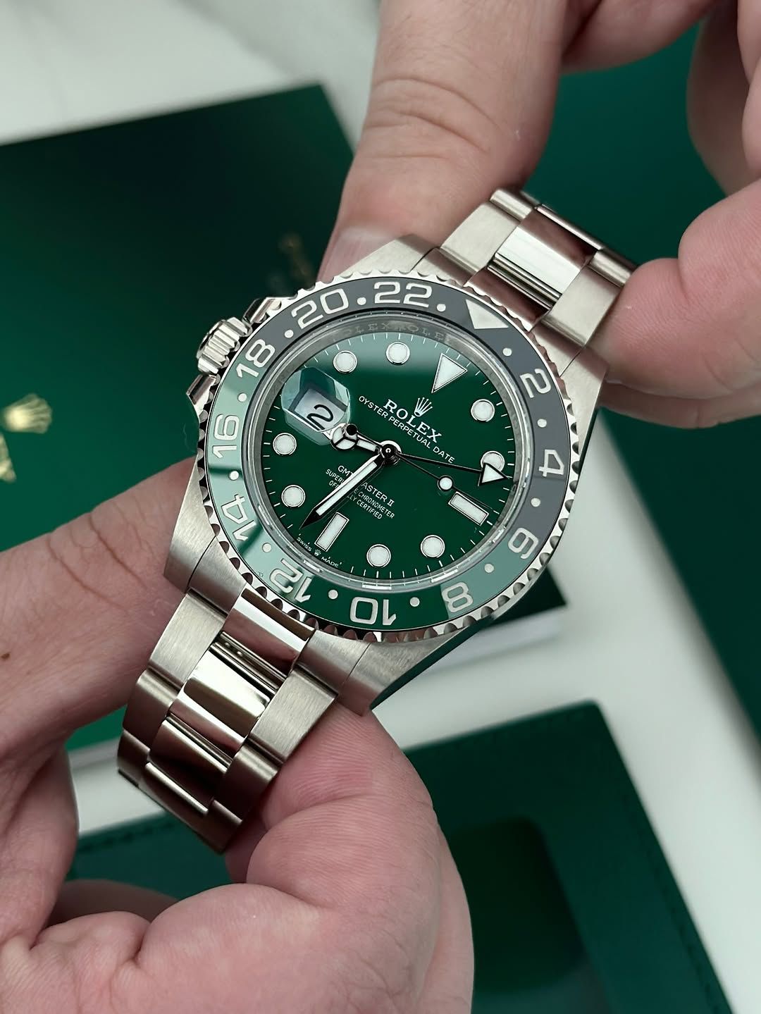 ROLEX Green Celebrity Premium Watch – Springkart