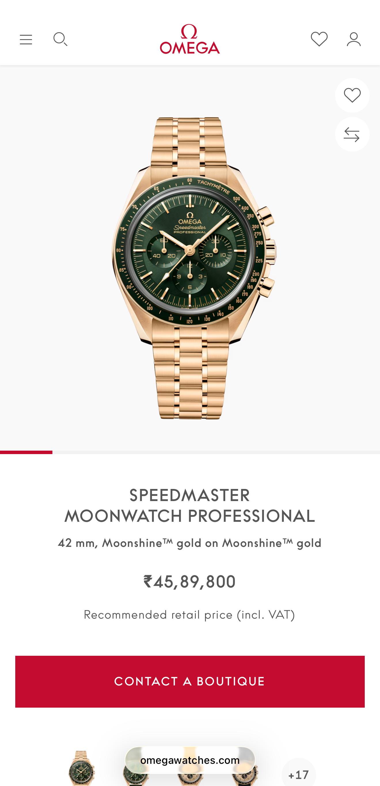 OMEGA SPEEDMASTER Executive Men's Watch