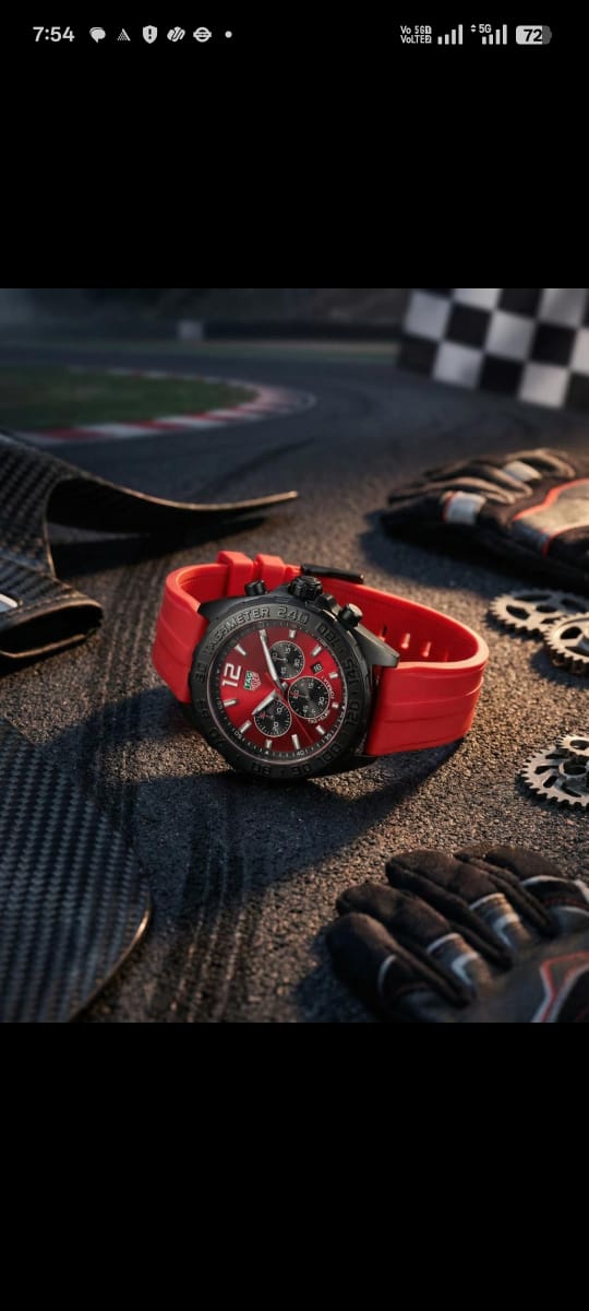 TAG HEUER PREMIUM COLLECTION RED DIAL MEN's Watches