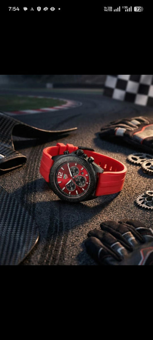 TAG HEUER PREMIUM COLLECTION RED DIAL MEN's Watches