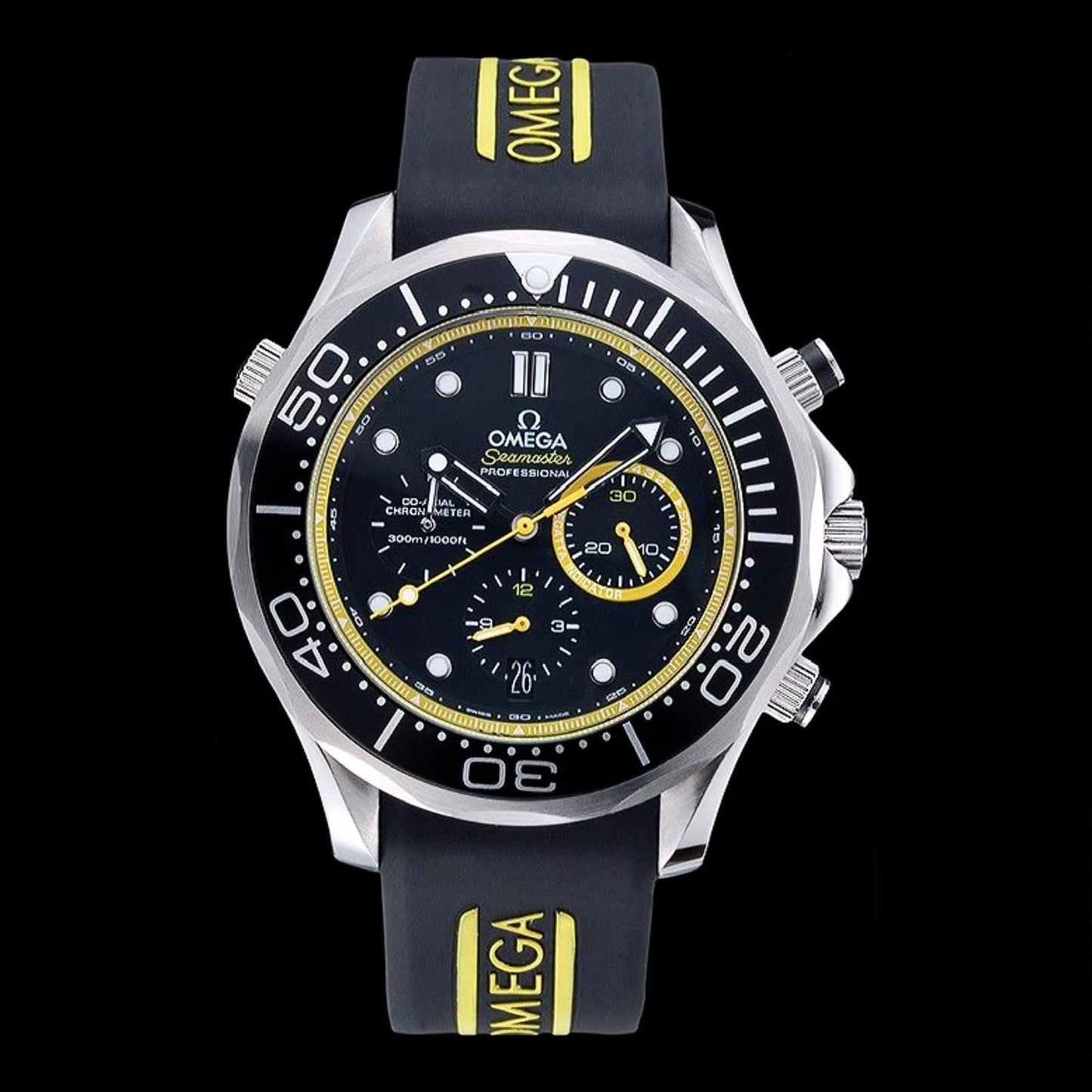 OMEGA's Seamaster Japan Elastic Strap Diver Excellent Quality Men's Watch