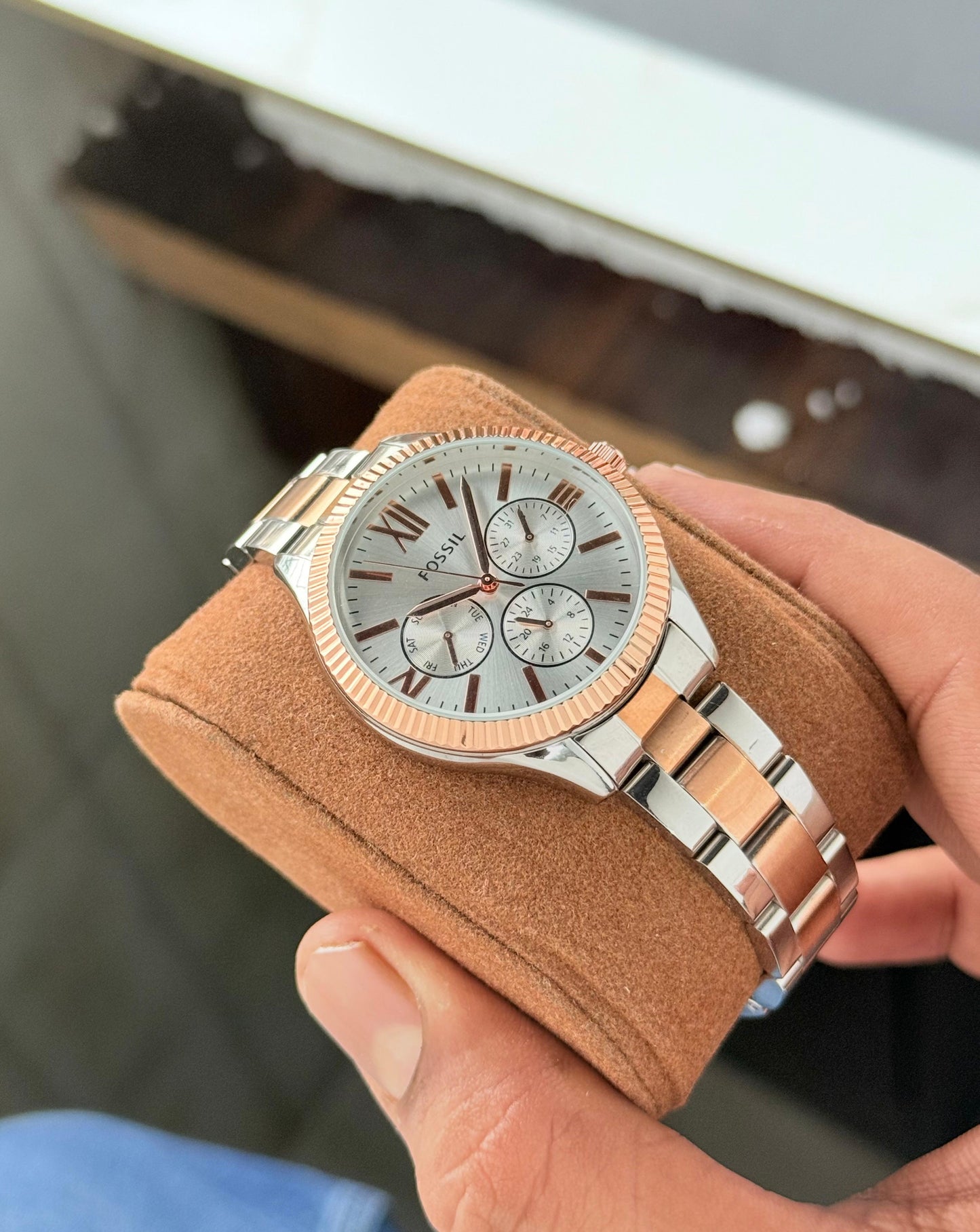 Fossil Rey Women's Winters  Special Multifunction Premium Collection ❤️