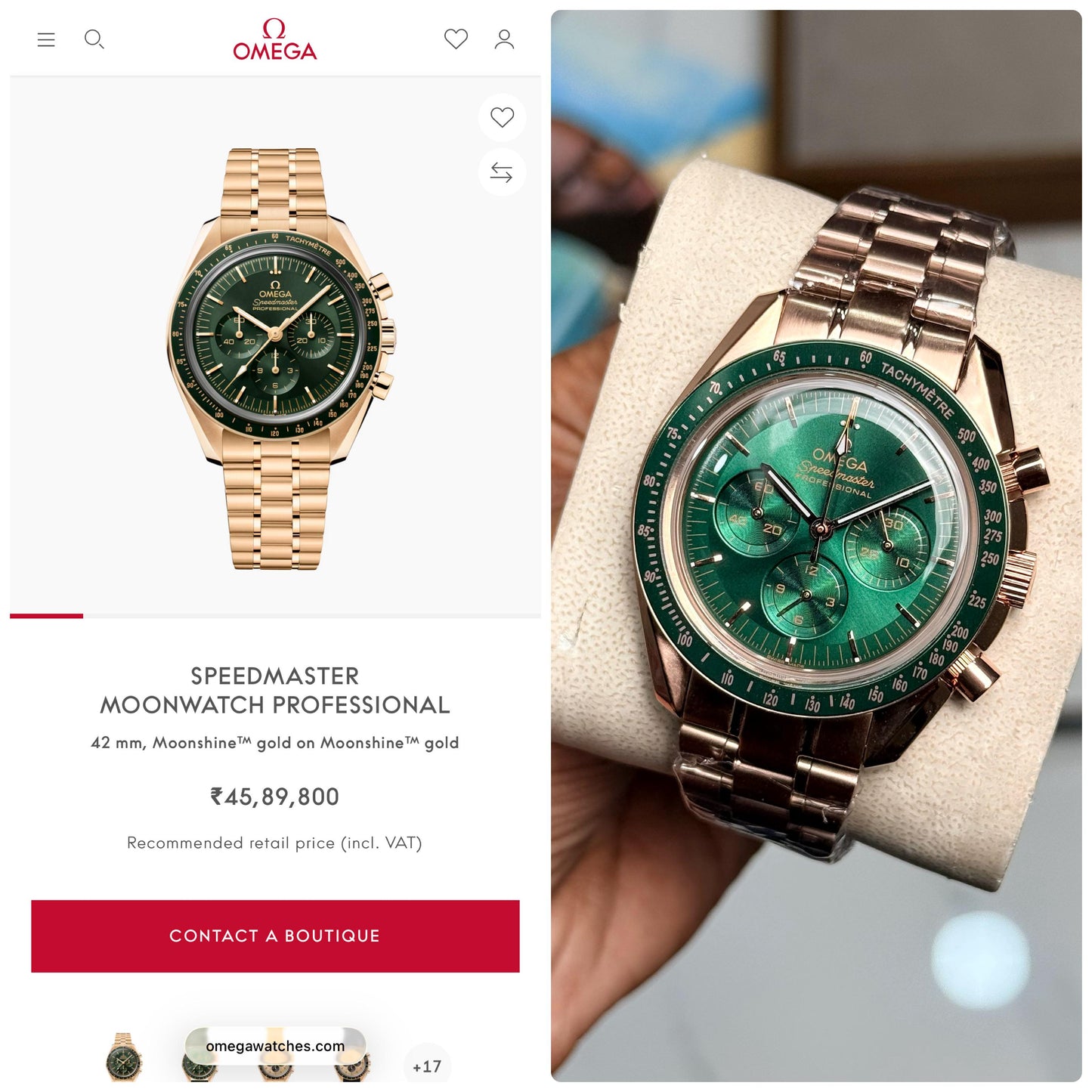 OMEGA SPEEDMASTER Executive Men's Watch