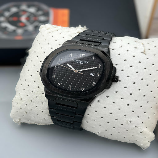 Patek Philippen PREMIUM QUALITY Men's Watch (Black Dial)