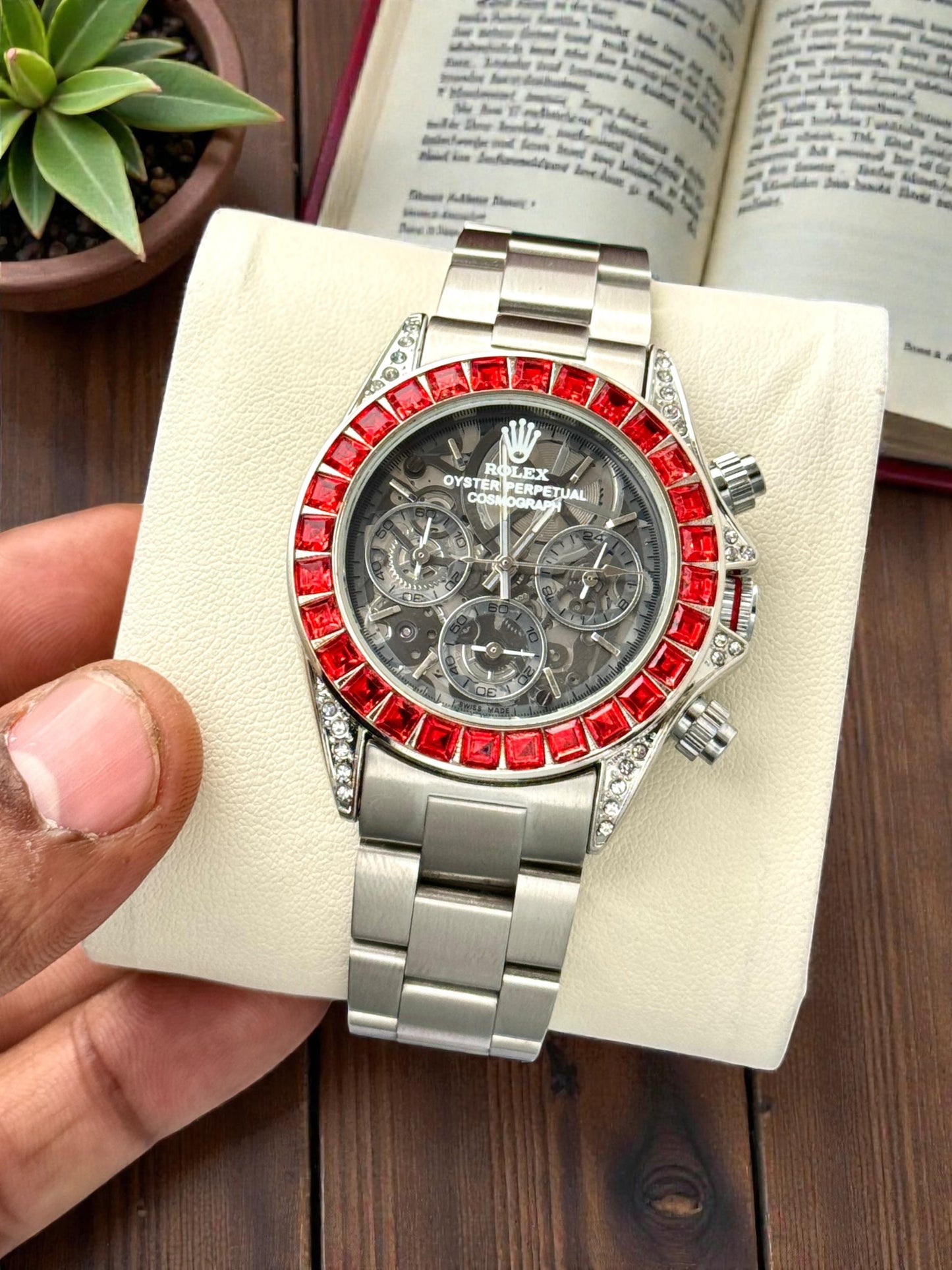 Rolex Diamond Cosmograph Premium Men's Watch.