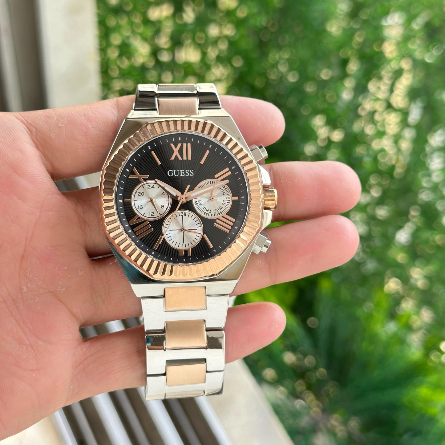 Guess combines the best in Swiss precision Men's Watch