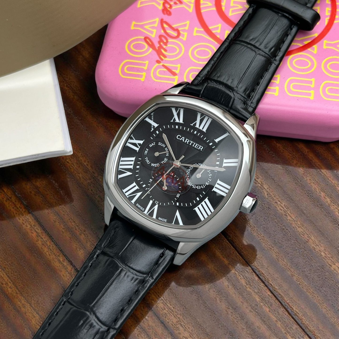 CARTIER Premium Collection- Black Dial