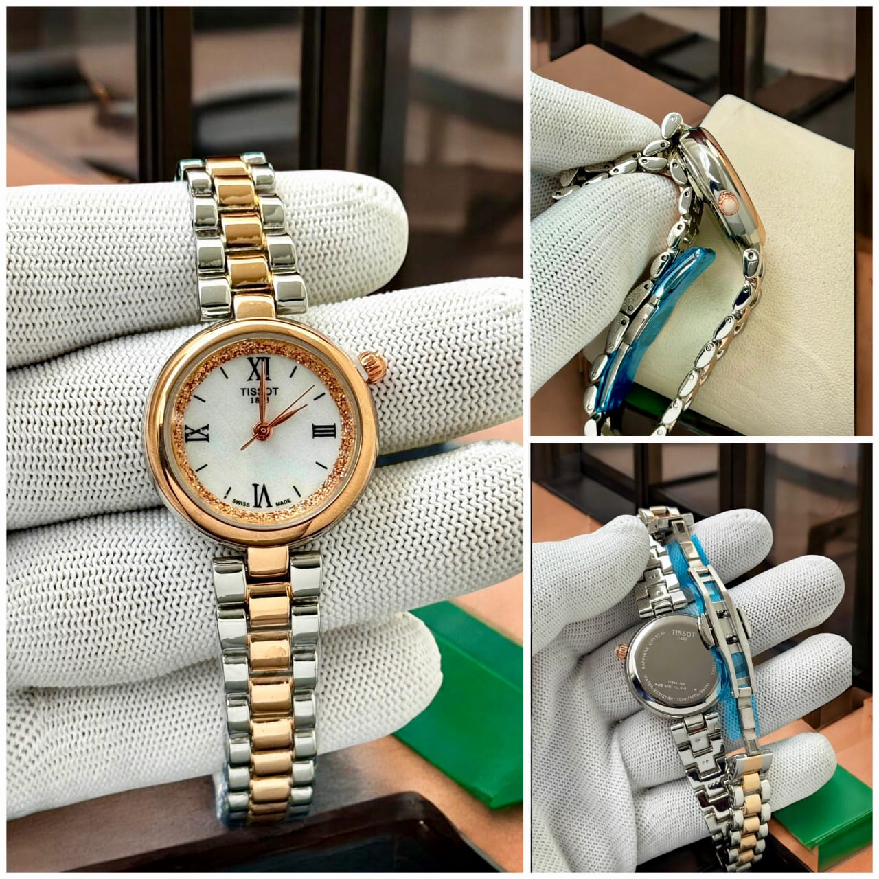 Tissot  Silver Case Ladies Watch