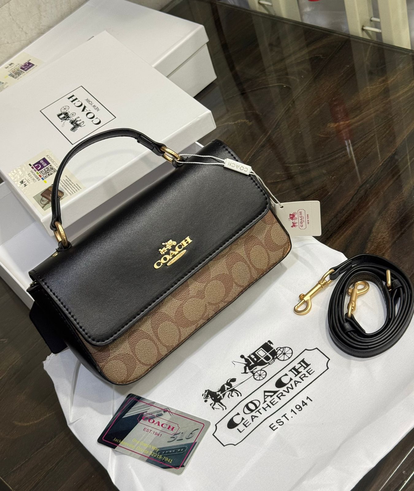 COACH MINI JOSIE TOP HANDLE BAG