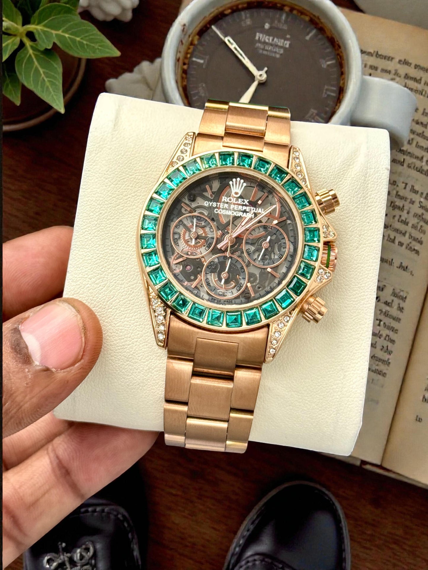 Rolex Diamond Cosmograph Premium Men's Watch.