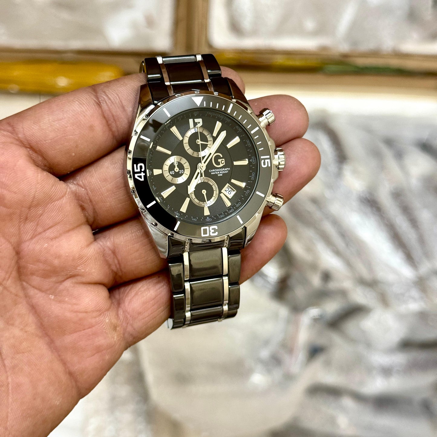 GC Black ceramic chain SWISS Made Watch