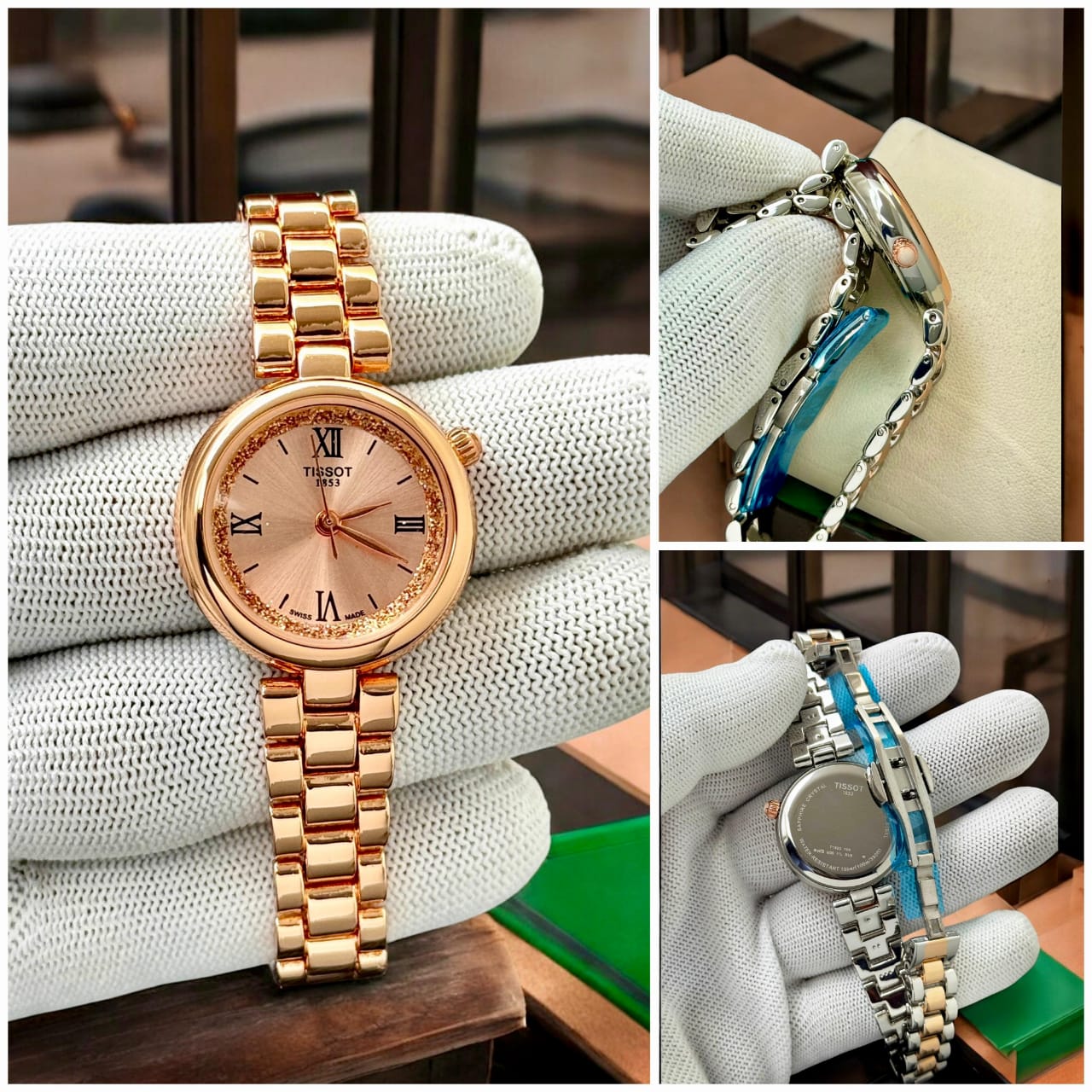 Tissot  Silver Case Ladies Watch