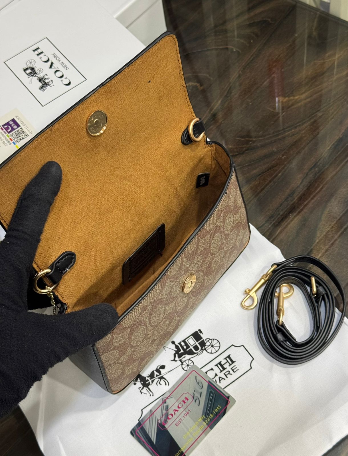 COACH MINI JOSIE TOP HANDLE BAG