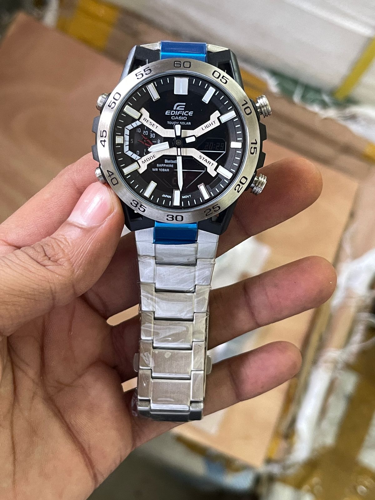 Casio Edifice Digital Analog Fusion World time Watches