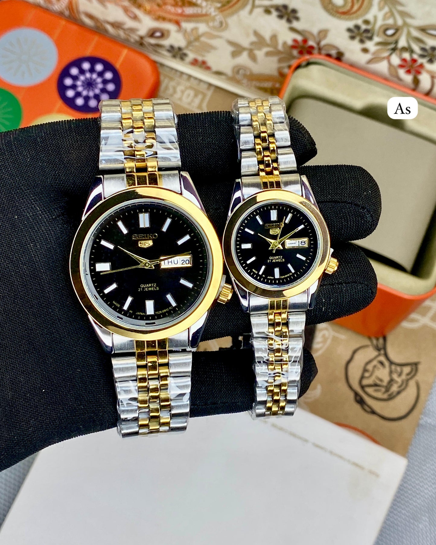 Seiko couple Watches Limited Stock