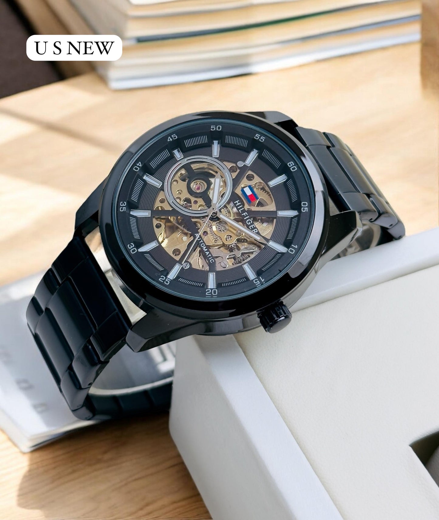 The difference between style and fashion is HILFIGER quality With styling metal strap⌚⌚