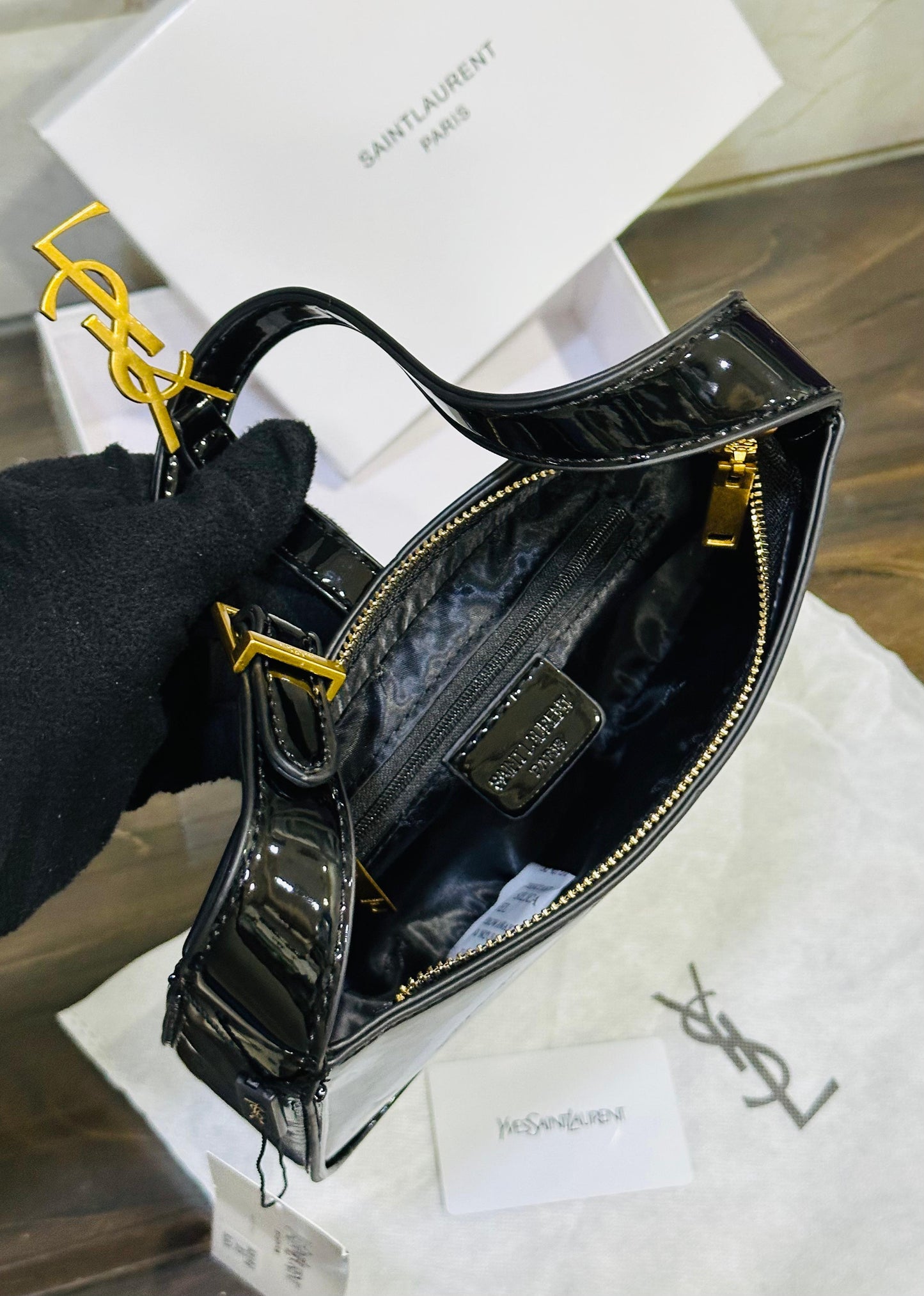 LATEST YSL PATENT LEATHER