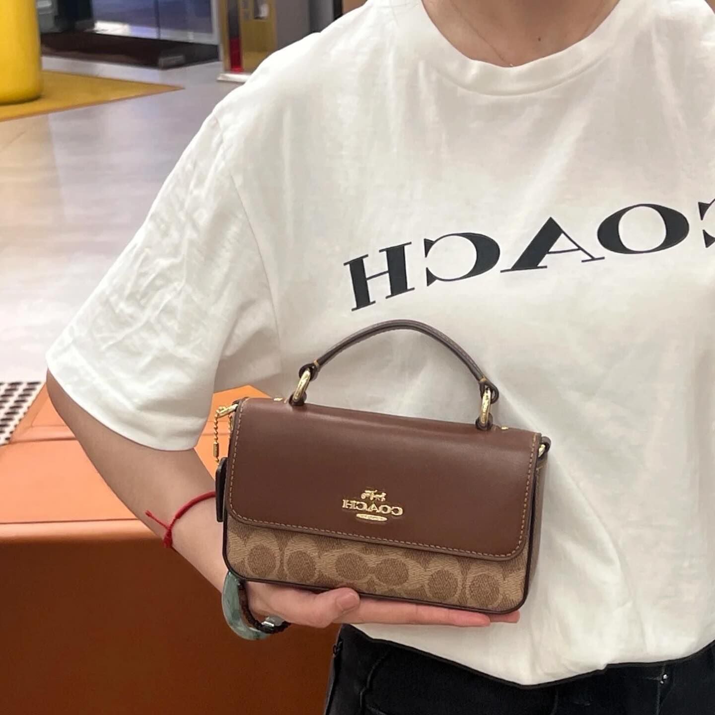 COACH MINI JOSIE TOP HANDLE BAG