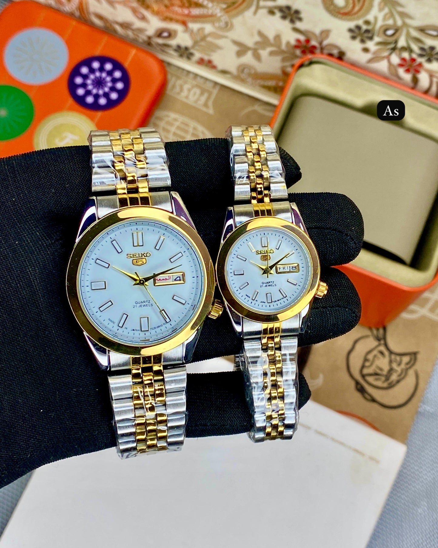 Seiko couple Watches Limited Stock