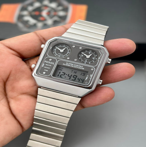 Fossil Multi-Function Retro watch (Black Dial)