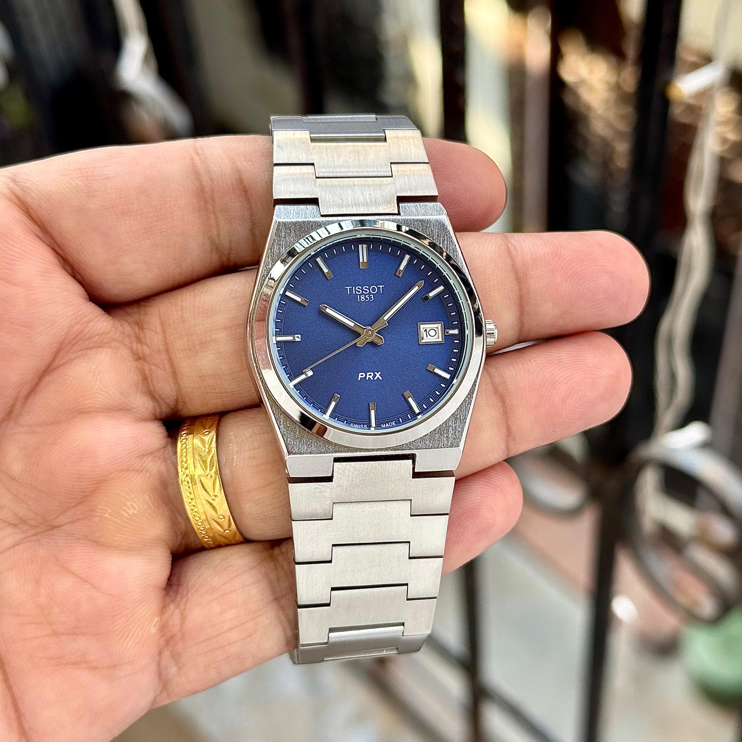 ✅ TISSOT PRX – ICONIC SWISS-INSPIRED ELEGANCE BLUE DIAL MEN'S WATCH✅