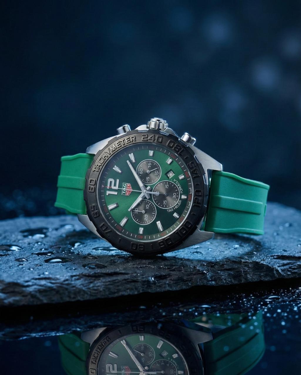 TAG HEUER PREMIUM COLLECTION GREEN DIAL MEN's Watches